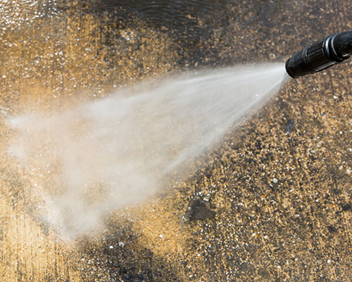 Sidewalk washing